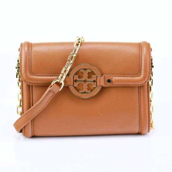 Tory Burch Handbags - Tory Burch Tan Crossbody Bag EUC